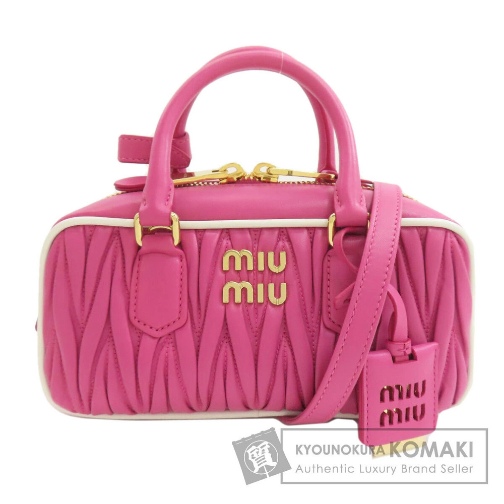 Miu Miu Arcadi Matelasse Handbag Calfskin